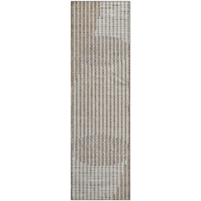 Premium Machine Washable Corum AMF1001 Circles Rug