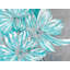 " Three Little Abstract Blue Flowers " on-98694455