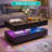 Viola Rectangular LED Coffee Table With 2 Drawers For Living Room-1573555516