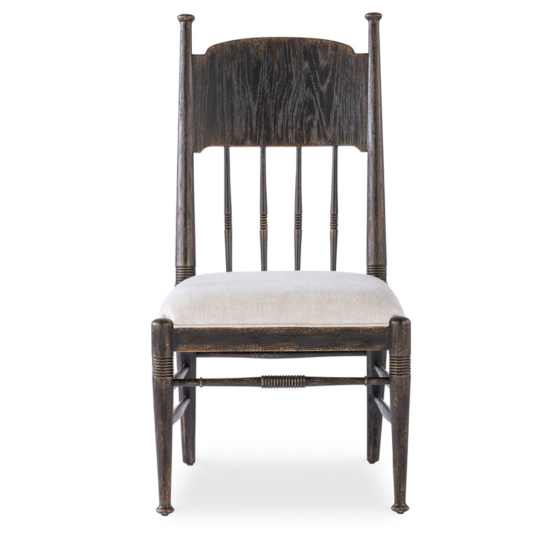 Americana Upholstered Seat Side Chair, Molasses