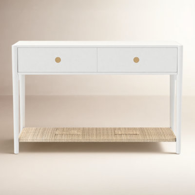 Madeline Console Table, Charcoal Gray