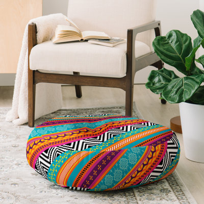 Coussin de plancher rond juliana curi