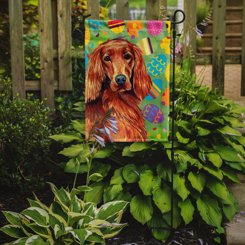 Drapeau de jardin Atara, Setter irlandais