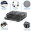 Mount-It! Computer Monitor Stand With Drawers, Metal Mesh Riser & Organizer For Laptop and Computer-1055617914