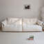 Canapé modulaire en chenille blanc-721779898