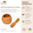 Wood Mortar And Pestle Set