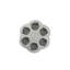 Nordic Ware Non-Stick Round Mini Rose Bud Cake Pan