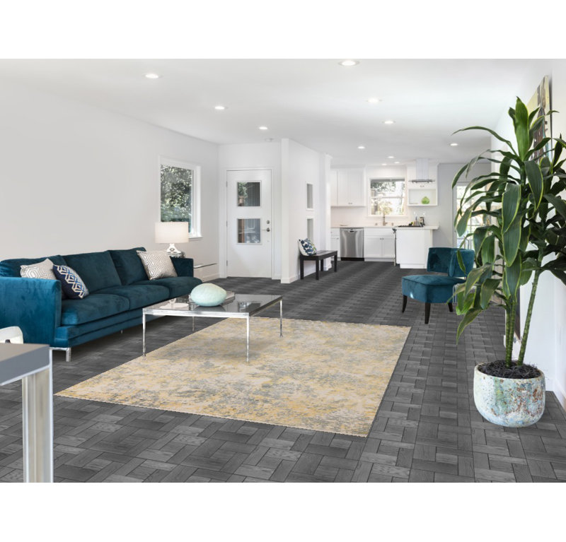 Striped Abstract Area Rug