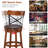 Laclair Swivel Upholstered Counter Stool with Solid Wood Frame-1610574127-1610574126