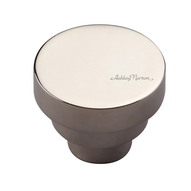 1 1/4" Diameter Conical Knob, Polished Nickel, 1.5"