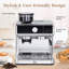 Machine à espresso semi-automatique avec mousseur Sangdo