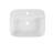 Stylish White Ceramic Countertop Basin - For Daily Bathroom Use White, With A Compact Design