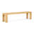 Abhay 84" Dining Table And Dining Bench, Natural-1854905227