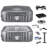 6-Seat Inflatable Pool Spa with Light - Portable Hot Tub Spa with Remote Control