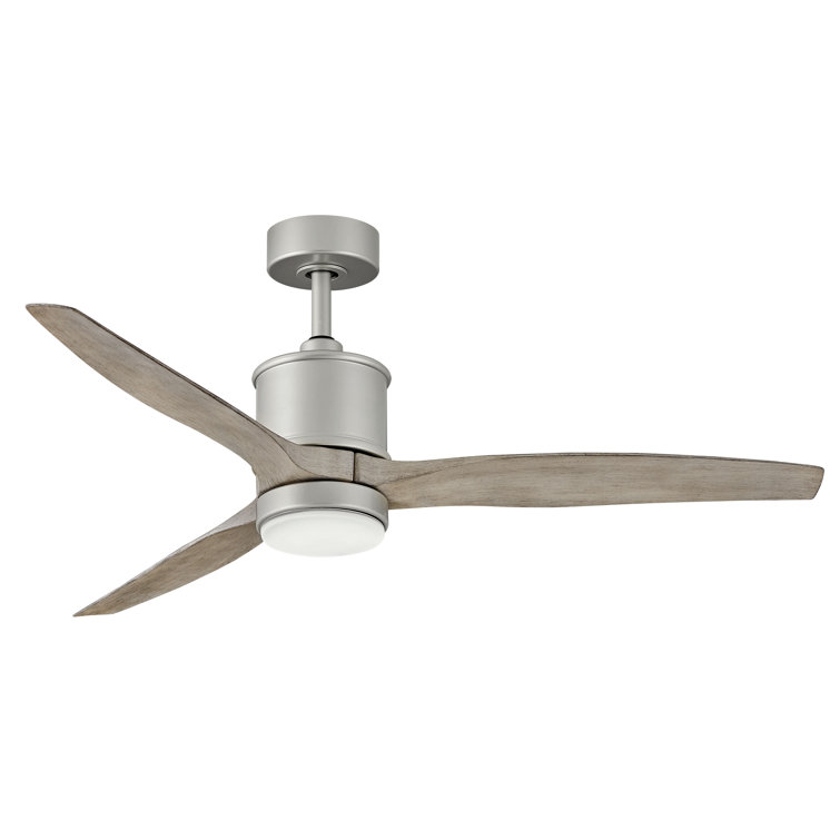 Hover 60"  3 - Blade LED Propeller Ceiling Fan with Wall Control and Light Kit Included