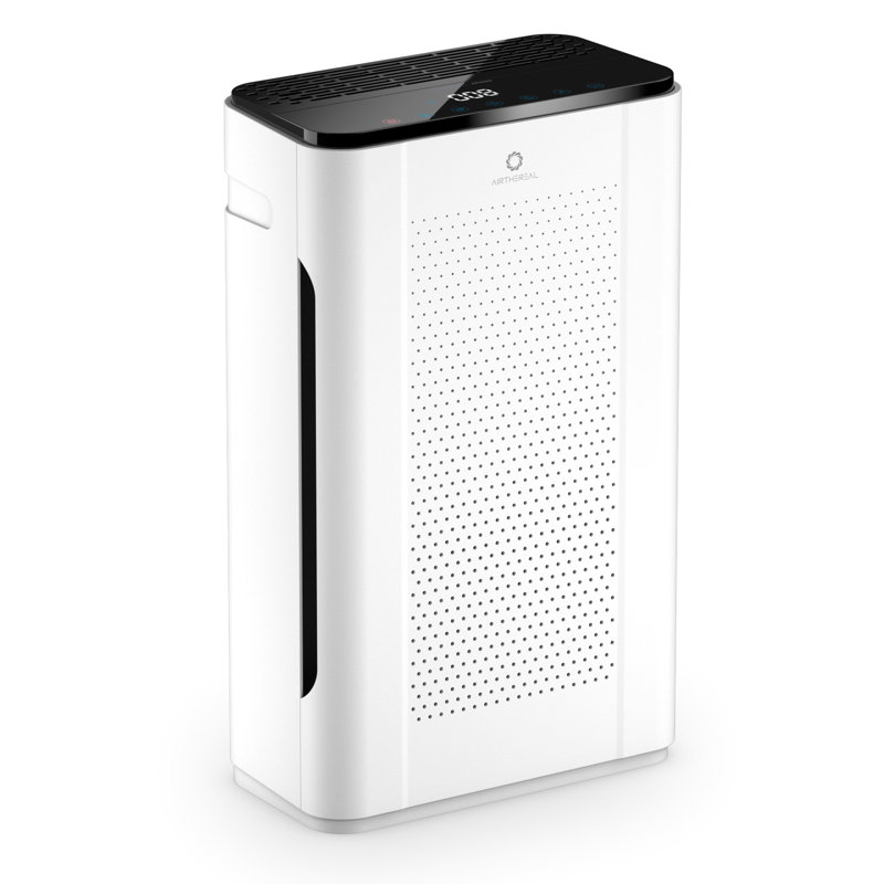 White HEPA Filter Ionic Air Purifier for Large Rooms