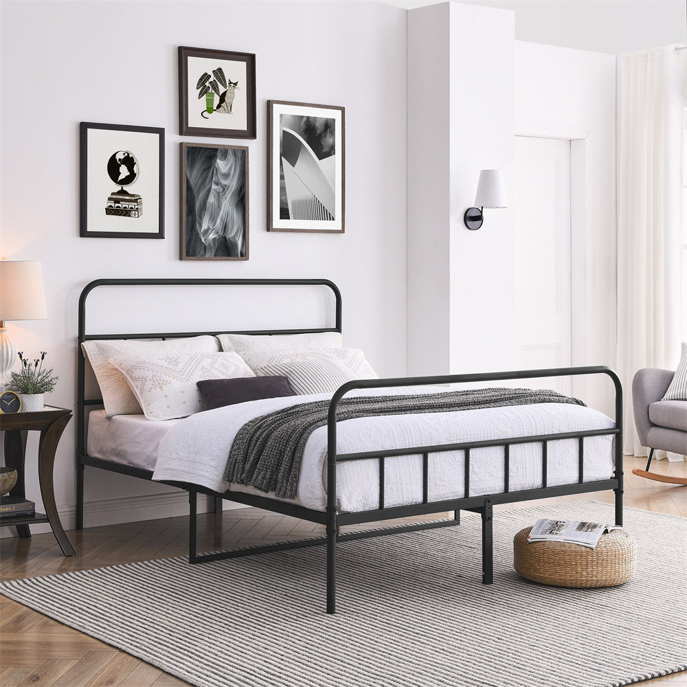 17 Stories Tenee Metal Open-Frame Bed | Wayfair