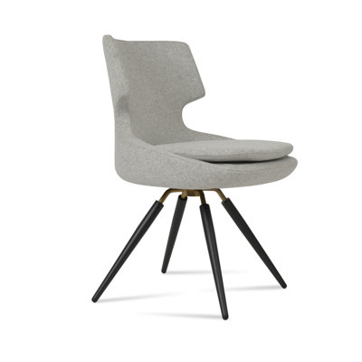 Chaise d'appoint pivotante carotte Patara