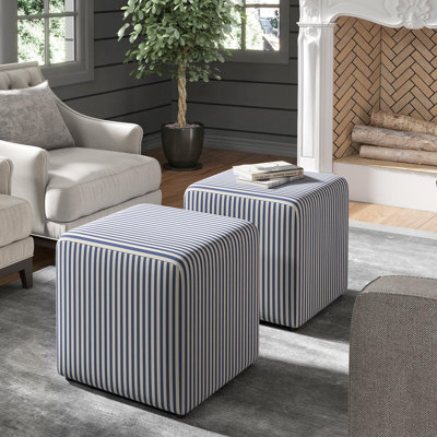 Mustafa Solid Wood Accent Stool