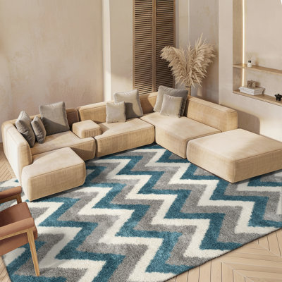 Sgk-Shag Kids Performance Chevron Rug