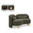 Daphne Upholstered Loveseat-1725635275