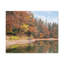 Forêt d'automne, lac orange, arbre, nature, photographie sur toile, art mural