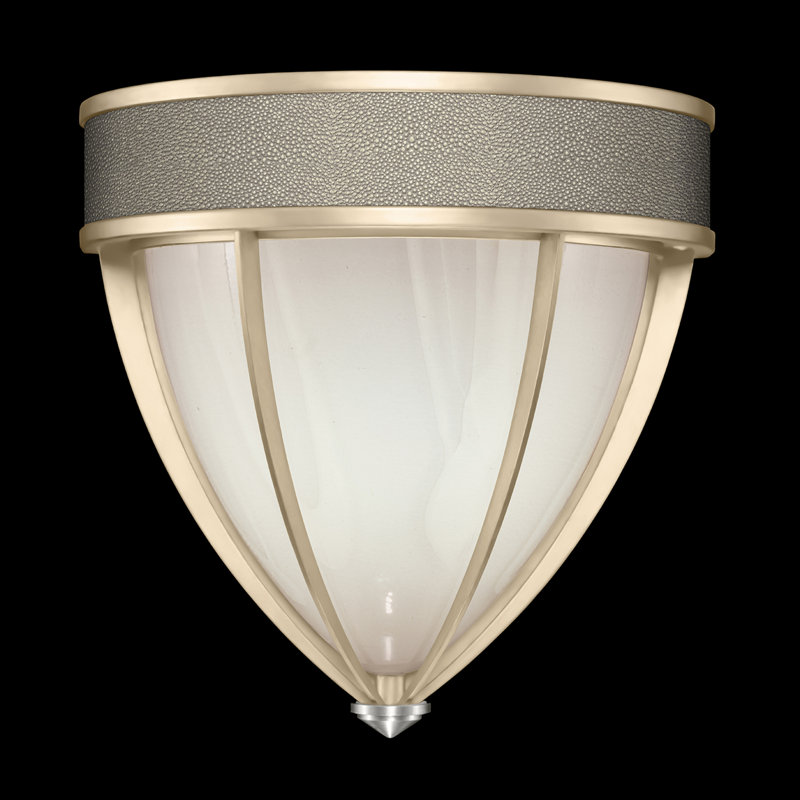 Applique murale H 12,25 po Mirage, Coco, Nickel / champagne