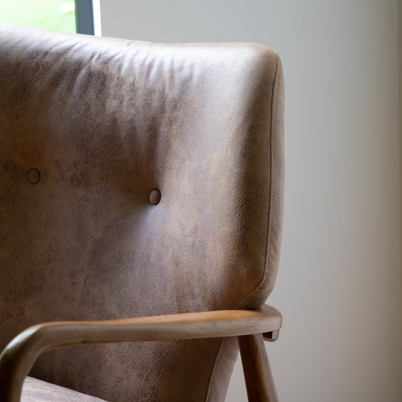 Clarisabel Upholstered Armchair, Brown