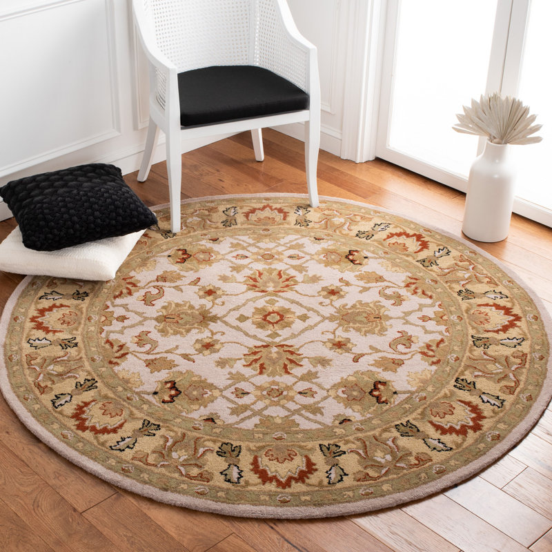 Gorham Hand Tufted Wool Oriental Rug, Round 6'