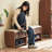 Black Walnut Upholstered Bench-109304889
