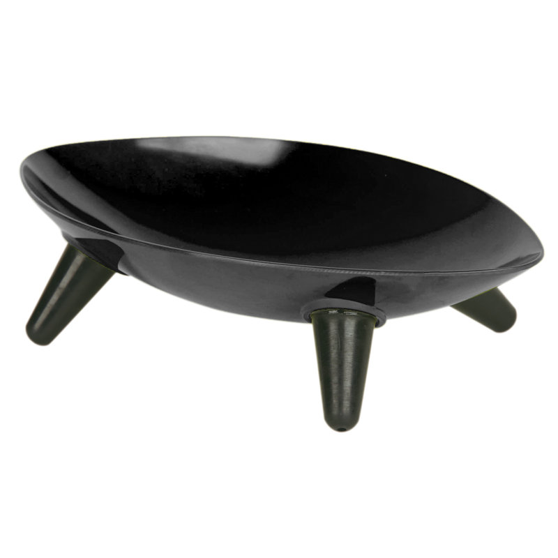 Bol pour chien Pet Sculpture, Noir