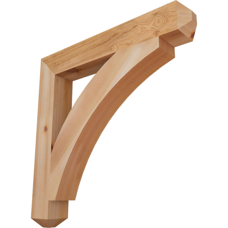 Support pour artisan Thorton, Cèdre rouge de l'Ouest (lisse), H 28 po x l 4 po x P 28 po