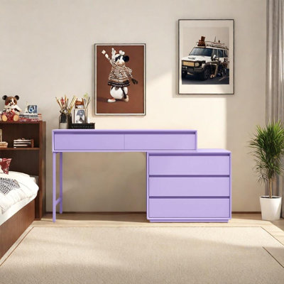 Commode multifonctionnelle de style crème