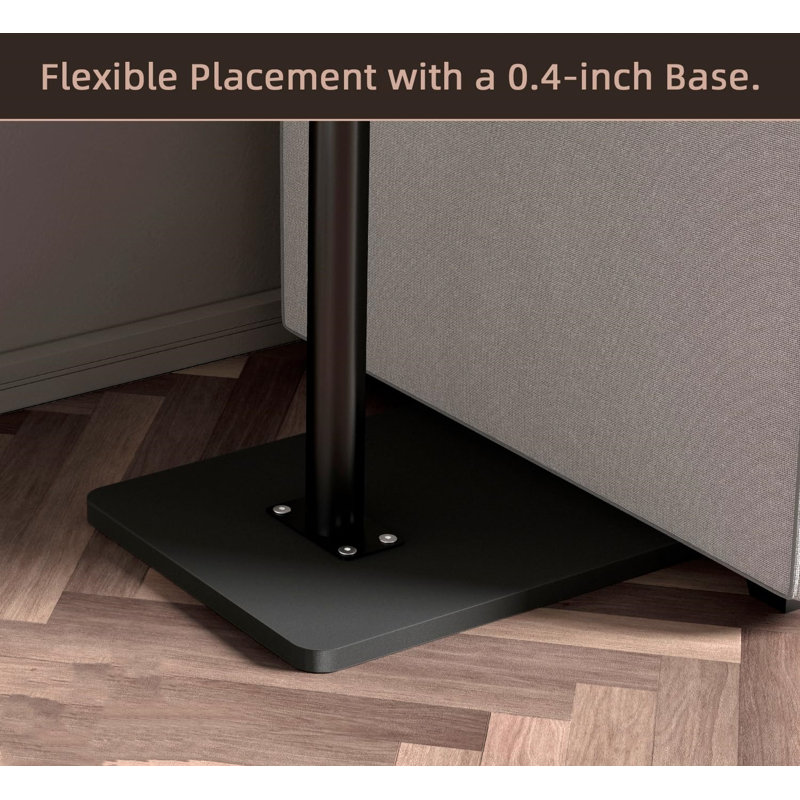 Table d'appoint avec canapé pour canapé et canapé - Extrémité pivotante à 360 ° à hauteur réglable pour les petits espaces, table d'appoint pour lit ou chaise avec emplacement pour téléphone et tablette (standard)