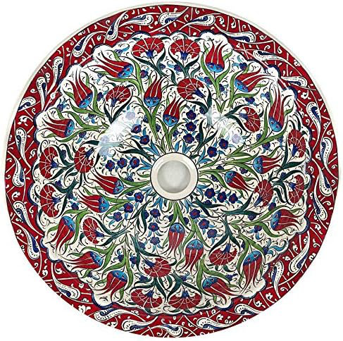 Langley Street 400mm L x 400mm W Ceramic Circular Sink
