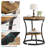 Judyne End Table, Round Side Table-1986607358-1998385502