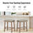 Jelissa Upholstered Counter Stool with Solid Wood Frame-271871206-271871207