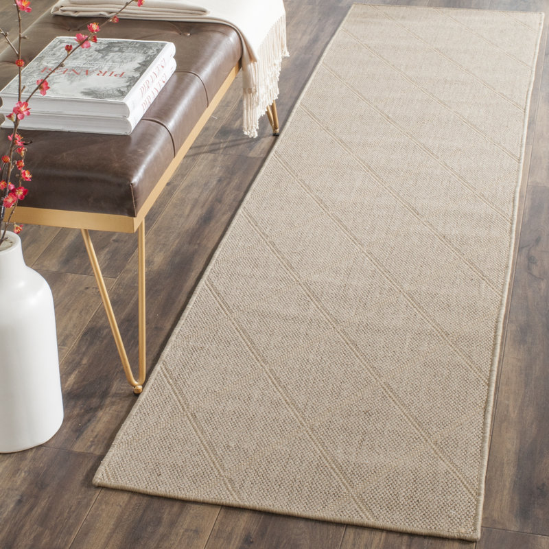 Tapis géométrique performance tissé en jacquard Fiske, Tapis de couloir 2 pi x 8 pi