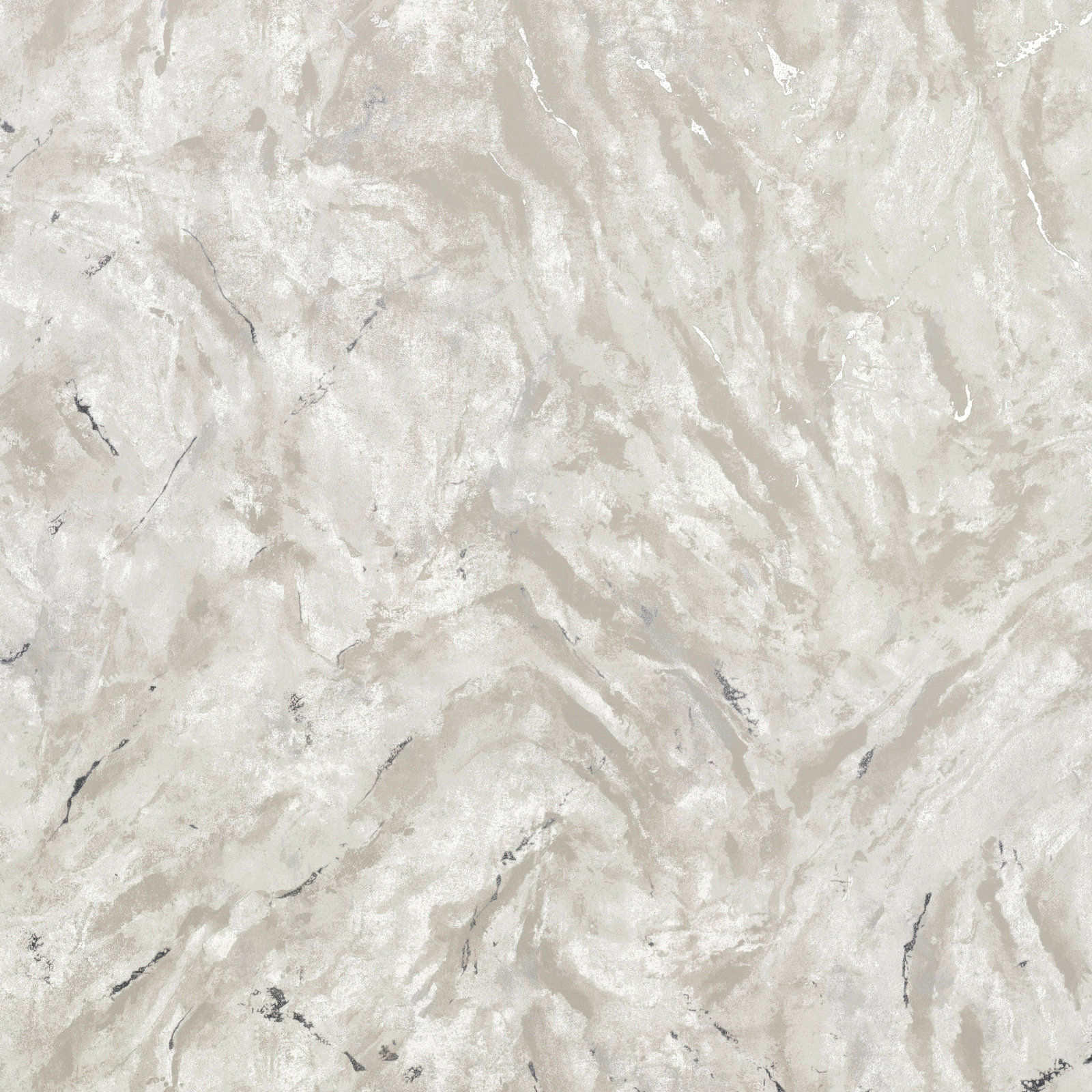 Aruba Marble Wallpaper, Silver