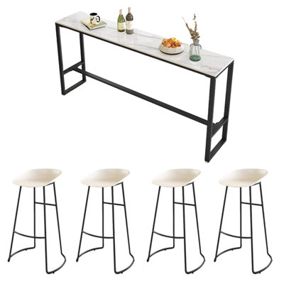 Simple and elegant home bar tables and chairs