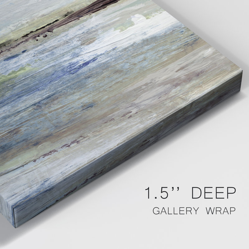 Wetlands II - peinture sur toile tendue, H 60 po x l 40 po x P 1 po