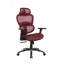 Chaise ergonomique en filet avec accoudoirs 3D