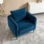 Fauteuil d'appoint simple en velours Accent Chair-77082009