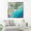 «Playa Escondida From Above (Square)» par Patricia Pinto, reproduction