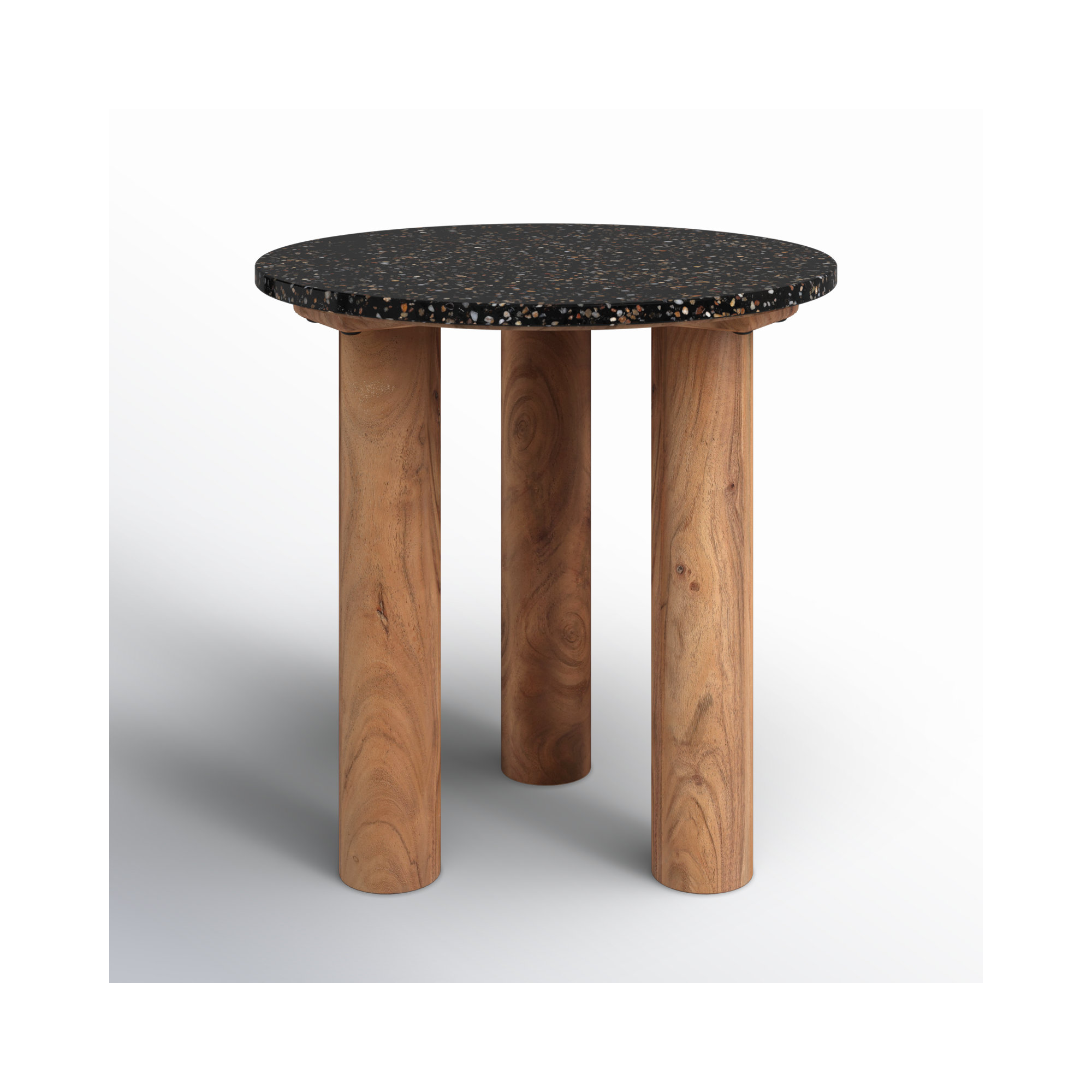 Pike Stone End Table, Natural