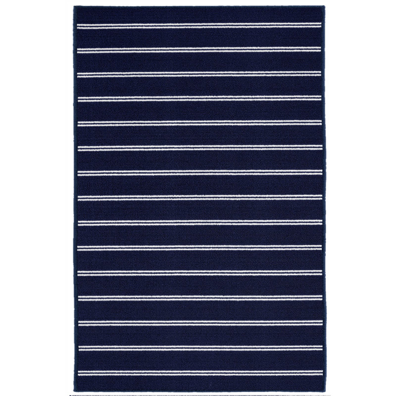 Cortinas Striped Indoor Rug, Rectangle 7' x 10'