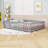 Wood Floor Bed With Fence-1287628056-1287628037