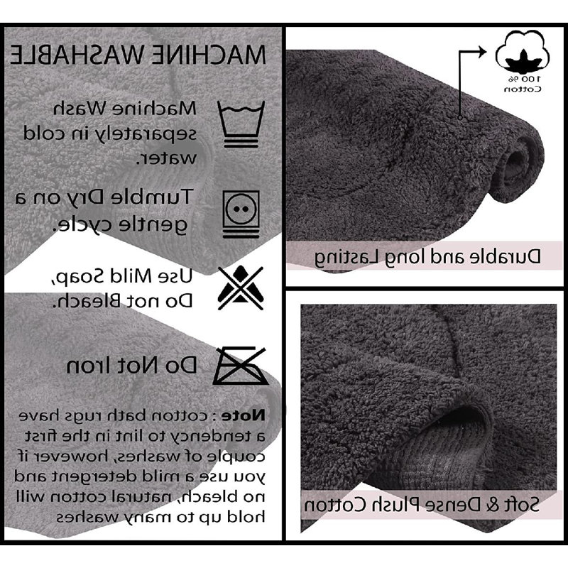 Cotton Non-Slip Bath Rug