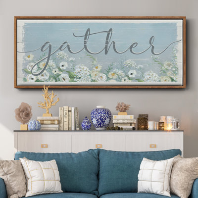 «Gather Garden», toile encadrée