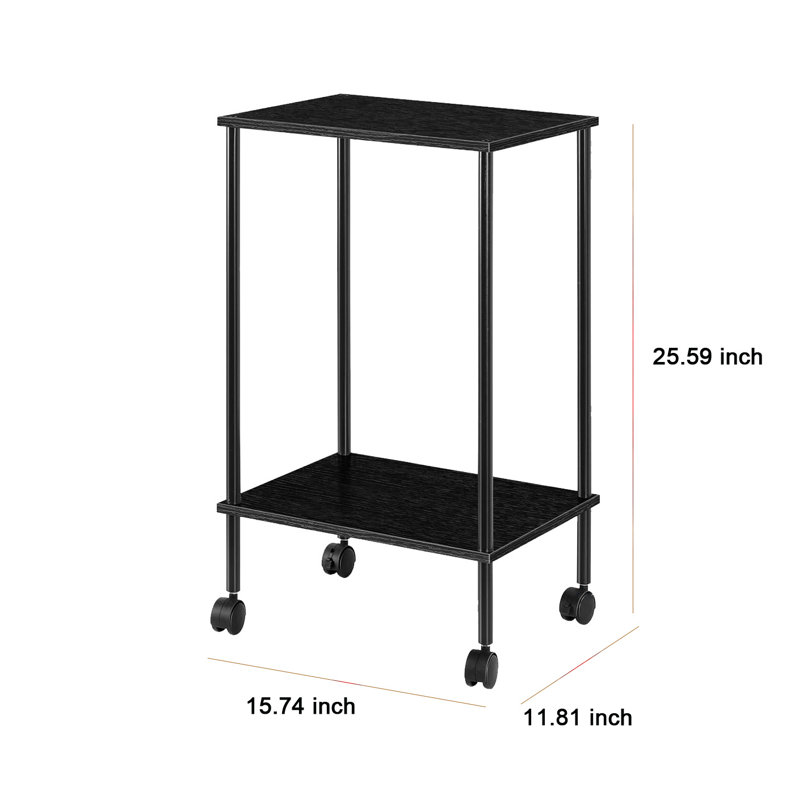 Ellyna End Table Set, Black